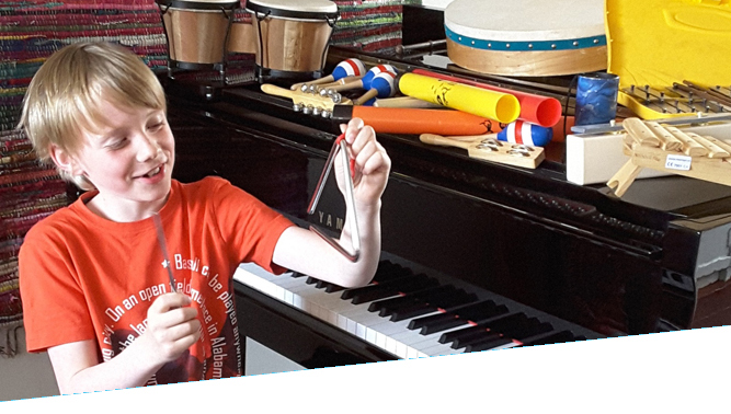 Kennismaking met muziek voor kinderen
